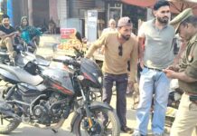 Traffic Challan: किलागेट चौकी प्रभारी ने 24 बाइकों के किये चालान, एक सीज Kairana News