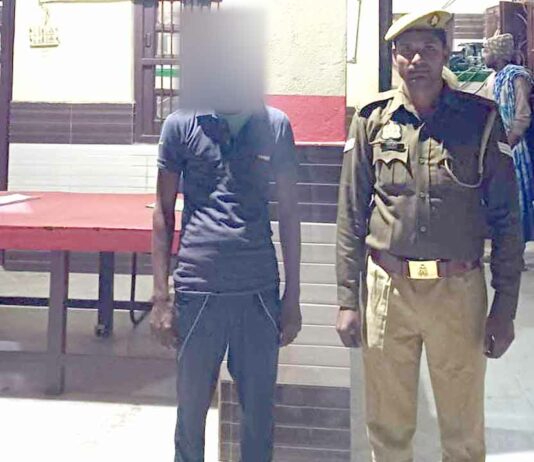 पांच लीटर अवैध कच्ची शराब बरामद, आरोपी गिरफ्तार Kairana News