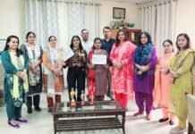 युवा महोत्सव के विजेता विद्यार्थियों का स्वागत Kharkhoda