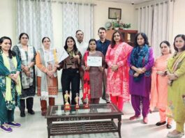 युवा महोत्सव के विजेता विद्यार्थियों का स्वागत Kharkhoda