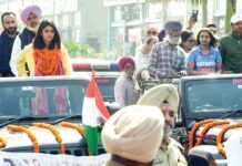 विश्व कप विजेता अमनजोत और हरलीन का मोहाली में स्वागत Mohali News