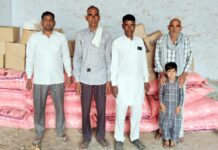 मृत्यु भोज-ओढावनी प्रथा का बहिष्कार, गोशाला में गायों के लिए खल और गुड़ का दान