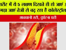 Signs of High Cholesterol: शरीर में ये 5 लक्षण दिखते ही हो जाएं अलर्ट, समझ जाएं तेजी से बढ़ रहा है कोलेस्ट्रॉल लेवल Signs of High Cholesterol