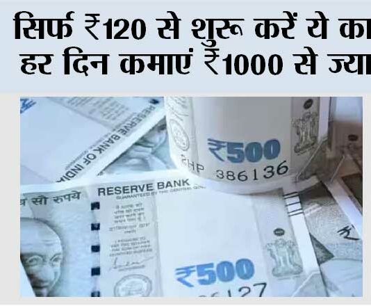 Small Business Ideas 2025: सिर्फ ₹120 से शुरू करें ये काम, हर दिन कमाएं ₹1000 से ज्यादा Small Business Ideas 2025