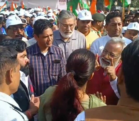 Sri Ganganagar Protocol controversy: विधायक जयदीप बिहाणी व कलेक्टर डॉ. मंजू की मंच पर तीखी नोक-झोंक, प्रोटोकॉल विवाद सुर्खियों में छाया Sri Ganganagar News