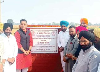 कैबिनेट मंत्री ने सुनाम के 11 गांवों में की खेल स्टेडियमों के निर्माण कार्यों की शुरूआत Sunam Udham Singh Wala