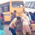 Roadways Bus Accident: दादरी में रोडवेज व आर्यन स्कूल बस की टक्कर में छात्रा की मौत, 18 छात्रायें घायल Charkhi Dadri News