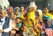 सरपंच की अनोखी पहल, पोती के जन्म पर करवाया कुआँ पूजन Dhamtan Sahib News