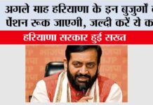 Haryana Pension News