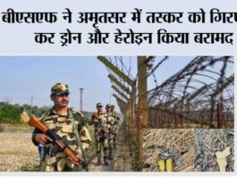 बीएसएफ ने अमृतसर में तस्कर को गिरफ्तार कर ड्रोन और हेरोइन बरामद किया Jalandhar News