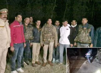 मंसूरा रोड मुठभेड़ में एक बदमाश ढेर, दूसरा फरार; हथियार व बाइक बरामद Jhinjhana News