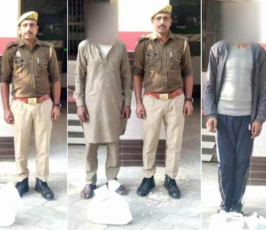 15 लीटर व बीस पव्वे अवैध देशी शराब बरामद, तीन गिरफ्तार Kairana News