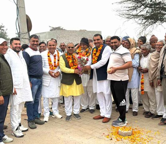 भाजपा का दूसरा नाम क्षेत्र का विकास करना – राजवीर दहिया Kharkhoda