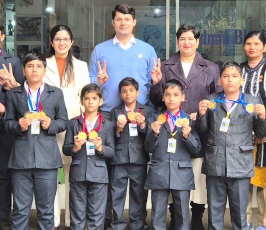 एयरो-स्केटोबॉल में प्रताप स्कूल के खिलाड़ियों ने 12 गोल्ड सहित 24 पदको पर किया कब्जा Kharkhoda News