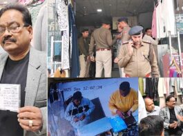 नरवाना में दिनदहाड़े फिरौती की धमकी: बदमाश ने दुकान पर चलाई गोली, 50 लाख रुपये मांगे; कैबिनेट मंत्री कृष्ण कुमार बेदी घटना के बाद दुकानदार से मिले Narwana News