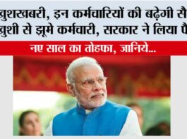 New Year Gift: खुशखबरी, इन कर्मचारियों की बढ़ेगी सैलरी, खुशी से झूमे कर्मचारी, सरकार ने लिया फैसला New Year Gift