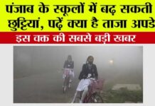 Punjab Winter Holidays