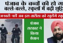 Punjab Winter Holidays News: