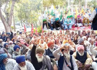 संगरूर में दर्जनों स्थानों पर बिजली बिल के खिलाफ धरने Sangrur News