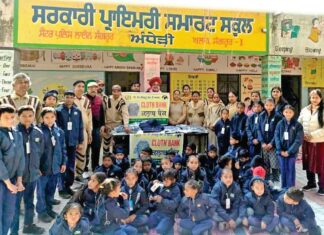 सुनामी गेट जोन के डेरा श्रद्धालुओं ने जरूरतमंद बच्चों को वितरित किये गर्म वस्त्र Sangrur News