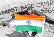 हिसार के नरेंद्र कुमार ने माउंट एवरेस्ट बेस कैंप पर फहराया तिरंगा Hisar News