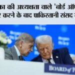 अमेरिका की अध्यक्षता वाले ‘बोर्ड ऑफ पीस’ पर हस्ताक्षर करने के बाद पाकिस्तानी संसद में मचा हंगामा Islamabad