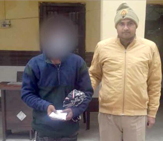 26 लाख रुपये की स्मैक बरामद, आरोपी गिरफ्तार Kairana News