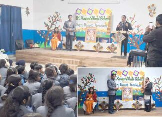 Basant Panchami: सेंट जेवियर्स वर्ल्ड स्कूल मीरापुर में धूमधाम से मनाया गया बसंत पंचमी पर्व Mirapur News