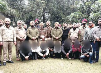 फिरौती व टारगेट किलिंग गिरोह के 8 आरोपी काबू Patiala News