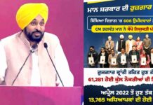 Punjab News: पंजाब के इतिहास में पहली बार चार सालों में 61,000 से अधिक युवाओं को सरकारी नौकरी मिली – भगवंत सिंह मान Punjab News