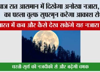 Supermoon: आज रात आसमान में दिखेगा अनोखा नज़ारा, 2026 का पहला वुल्फ सुपरमून करेगा आकाश रोशन Supermoon
