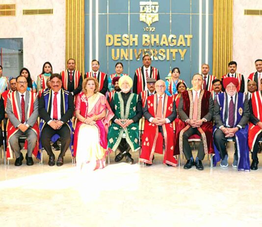 Desh Bhagat University: देश भगत यूनिवर्सिटी में 13वां डिग्री वितरण समारोह आयोजित Amloh News