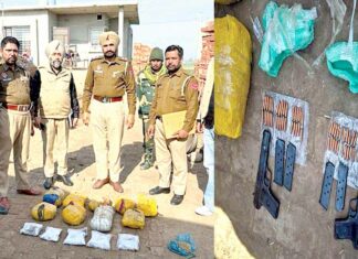 अमृतसर में सीमा पार तस्करी का भंडाफोड़, 25 किलो हेरोइन के साथ दो गिरफ्तार Amritsar News