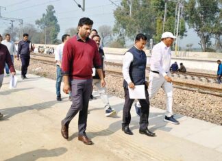 मंडल रेल प्रबंधक बीकानेर ने किया स्टेशनों का दौरा