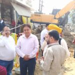 मेयर ने त्रिपड़ी में एल एंड टी द्वारा चल रहे कार्यों की जांच की Patiala News