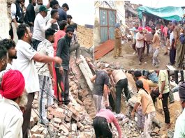 House Collapsed: जैक से उठाए जा रहे मकान के ढहने से तीन मजदूरों की मौत Barnala News
