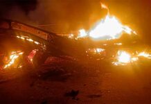 Rajasthan bus Fire