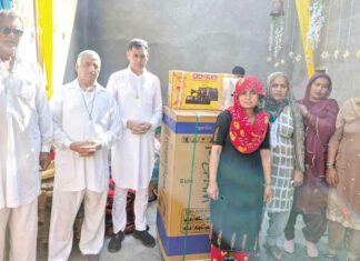 इन्सानियत: ब्लॉक रानियां-चामल की साध-संगत ने जरूरतमंद बेटी की शादी में दिया घरेलू सामान Rania News