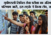 UPSC CSE 2025 Final Result