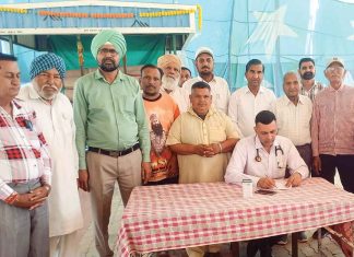 श्री जलालआणा साहिब में नि:शुल्क चिकित्सा जांच शिविर में मरीजों की जांच Sirsa News