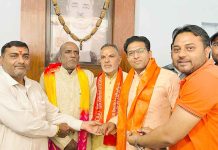 चौधरी सिताब सिंह आवास पर भाजपा जिलाध्यक्ष का स्वागत Kairana News