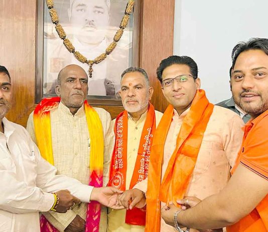 चौधरी सिताब सिंह आवास पर भाजपा जिलाध्यक्ष का स्वागत Kairana News