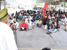 Workers Protest: काला दिवस पर केंद्र सरकार की नीतियों के विरोध में गरजे मजदूर Hanumangarh News